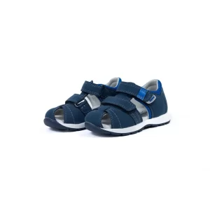 Boys Shoes Befado Blue with Adjustable Strap